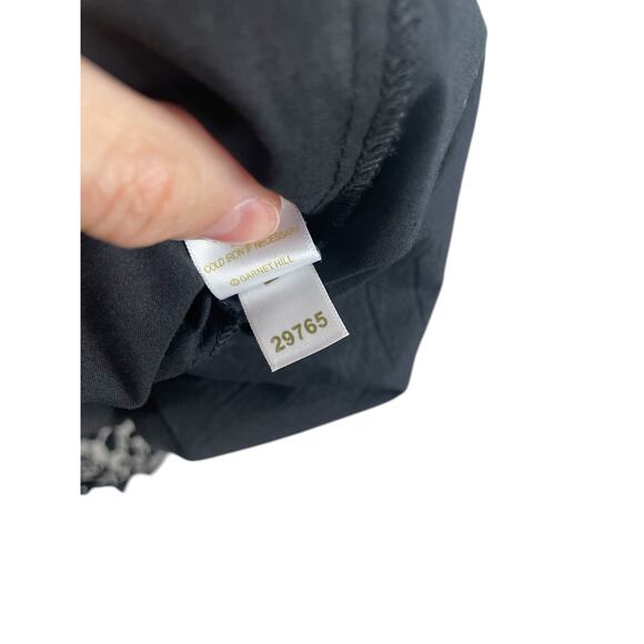 Garnet Hill Boheme Easy Lace Dress Botanical Boho Elegant Black Size 6 - Picture 15 of 15